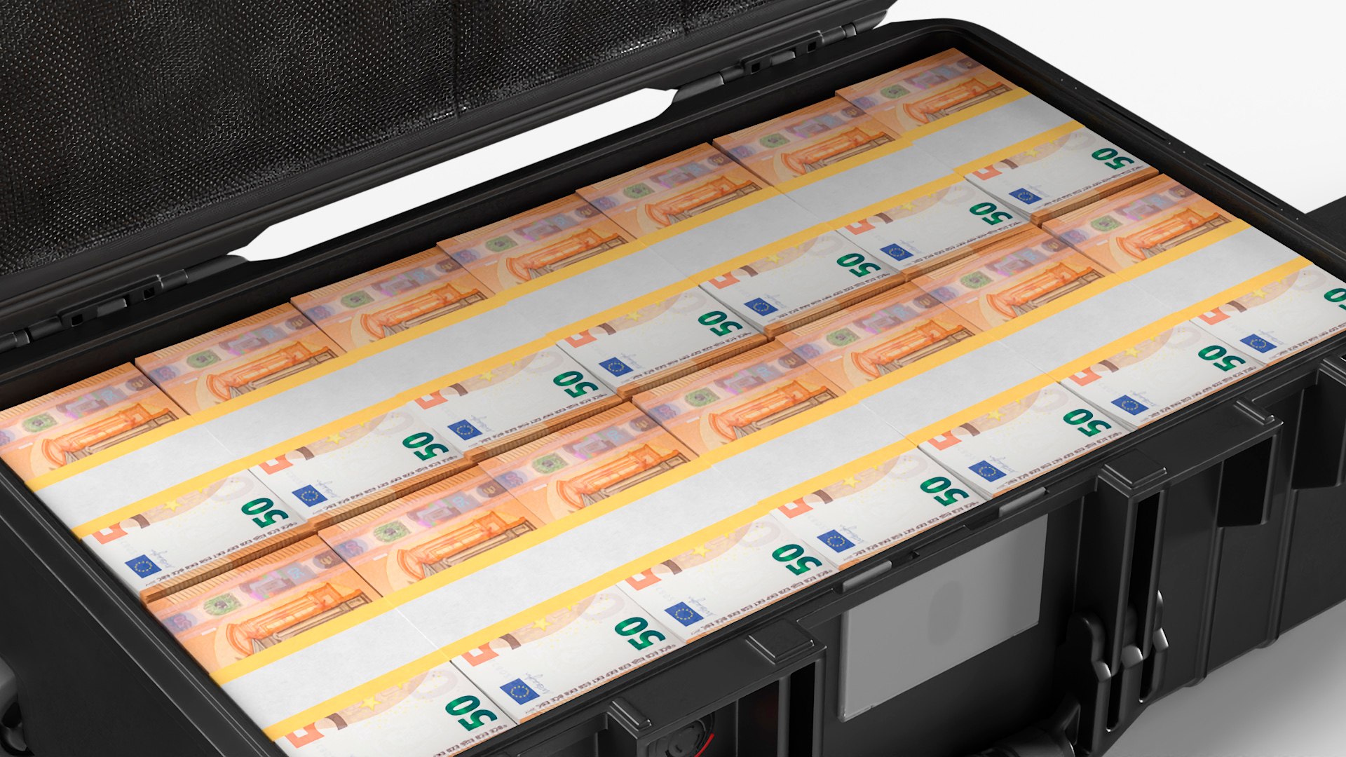 3D Travel Case Full Of Euro - TurboSquid 2376492