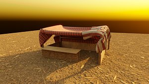 Market Stall 3D model