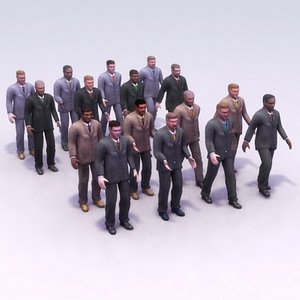 men suit 3d model