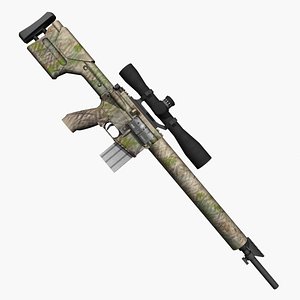 3d ar10 rifle gun