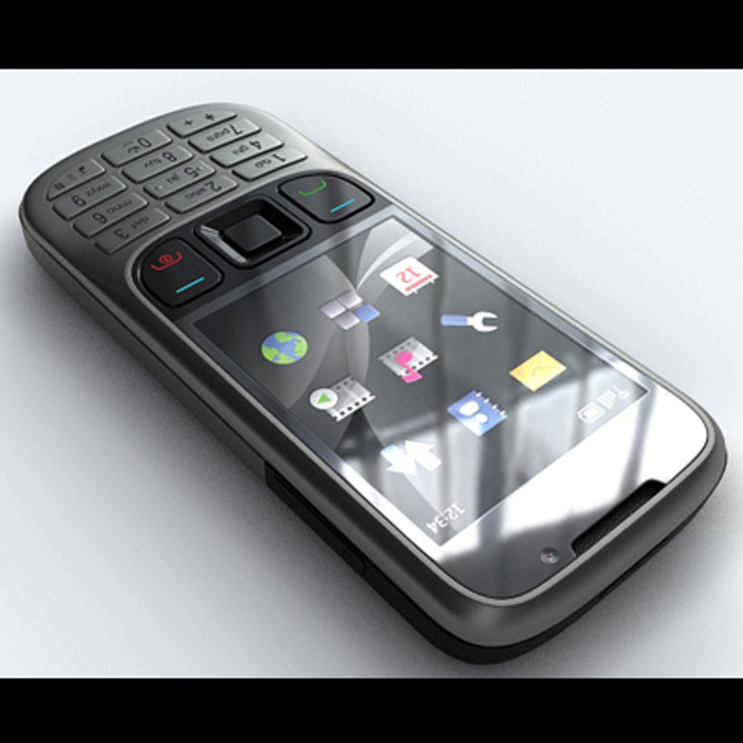 Nokia 6303 Classic 3d Model