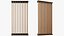 A-009 modular facade vertical louvers