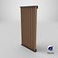A-009 modular facade vertical louvers