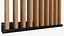 A-009 modular facade vertical louvers