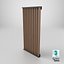 A-009 modular facade vertical louvers