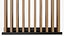 A-009 modular facade vertical louvers