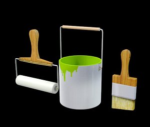 paintbuckets paint buckets 3d model