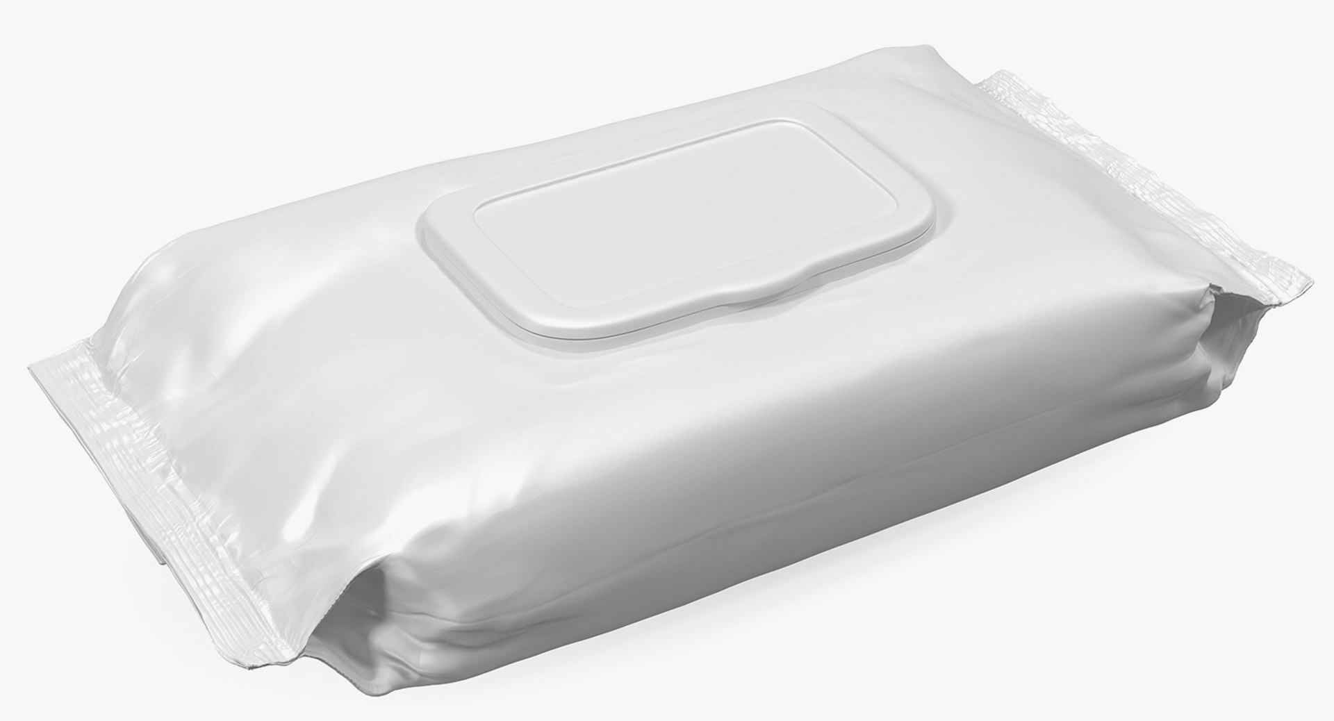 Wet Wipes Package 3D model preview