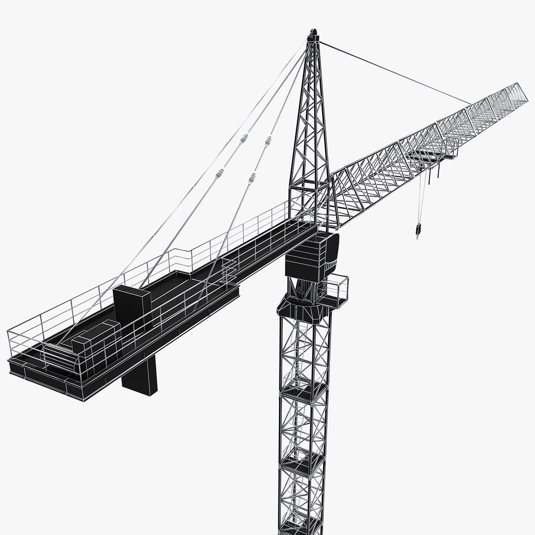 3D Crane Model - TurboSquid 350418