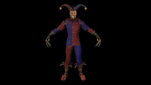 3D model scary enemy horror