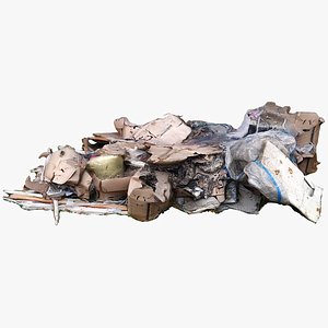 3D furniture rubbish debris