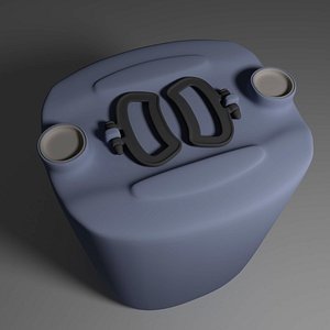 3d model of fertilizer tank
