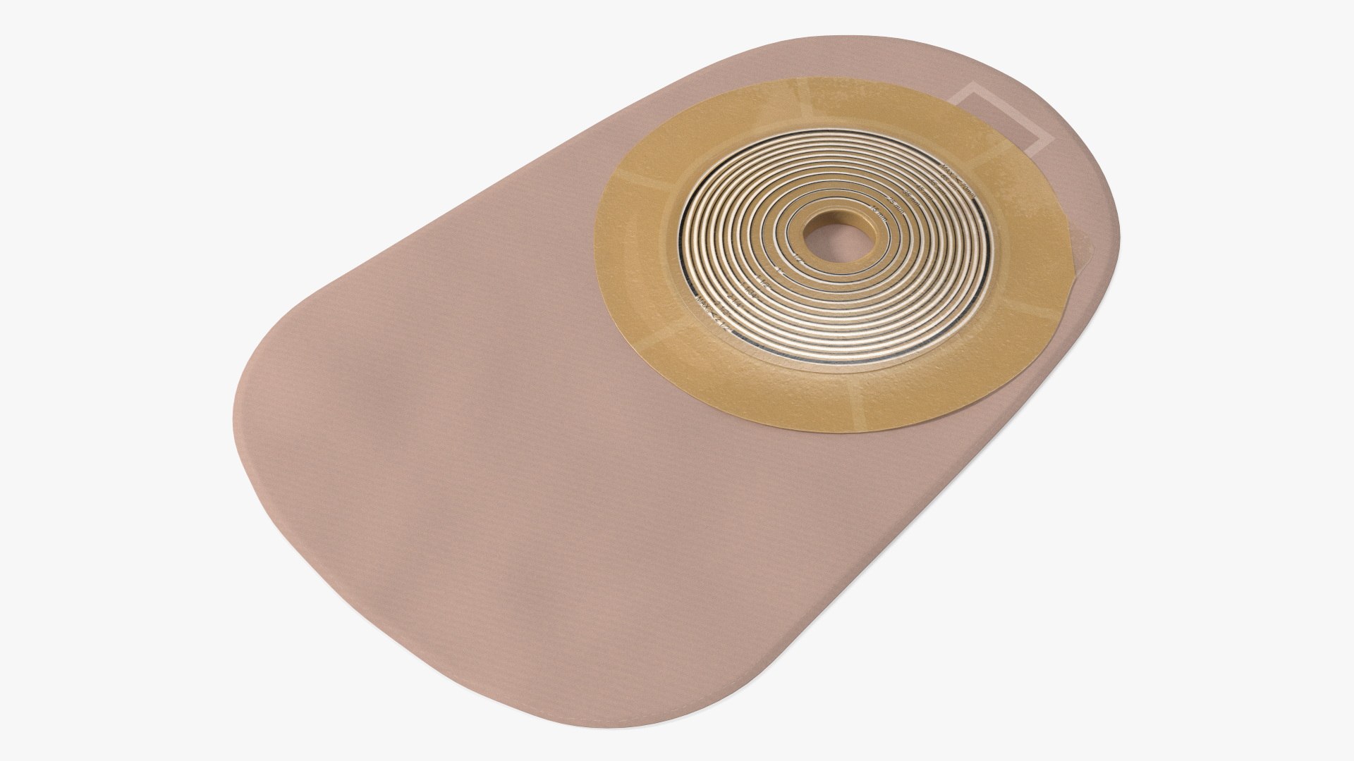 One-Piece Closed Non-Drainable Colostomy Pouch 3D model preview