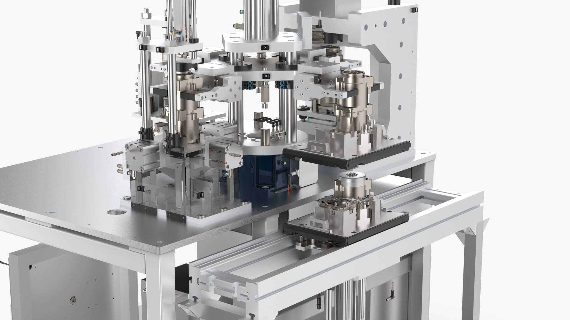 Automatic Riveting And Wire Harness Processing Machine 3D Model ...