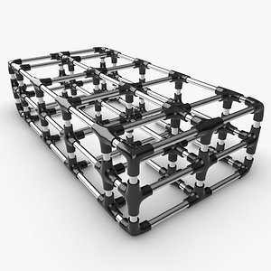 Pipes Connections Sci-Fi Box 3D model