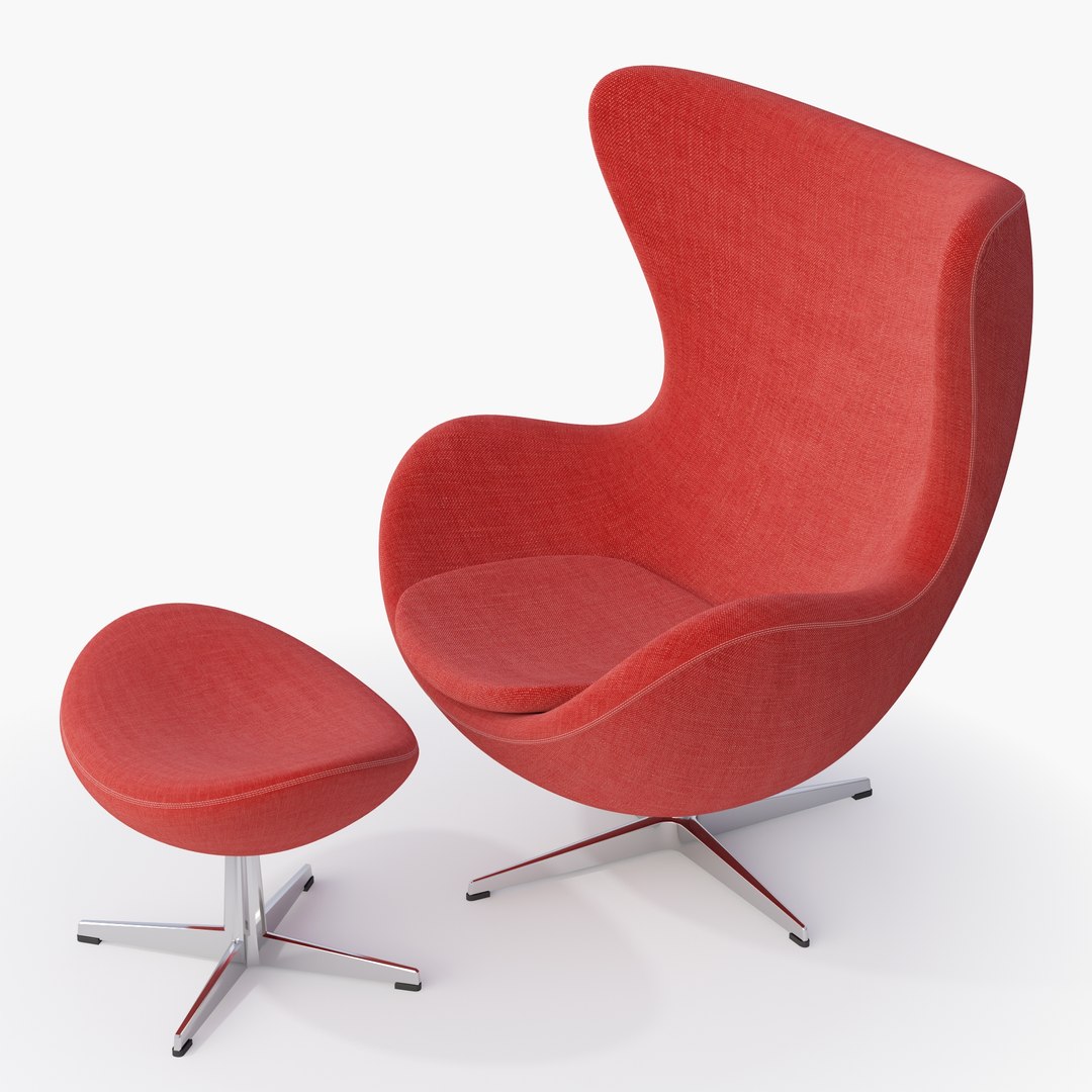 3d Fritz Hansen Egg Chair
