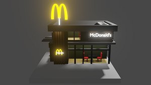 McDonalds Cafe 3D model