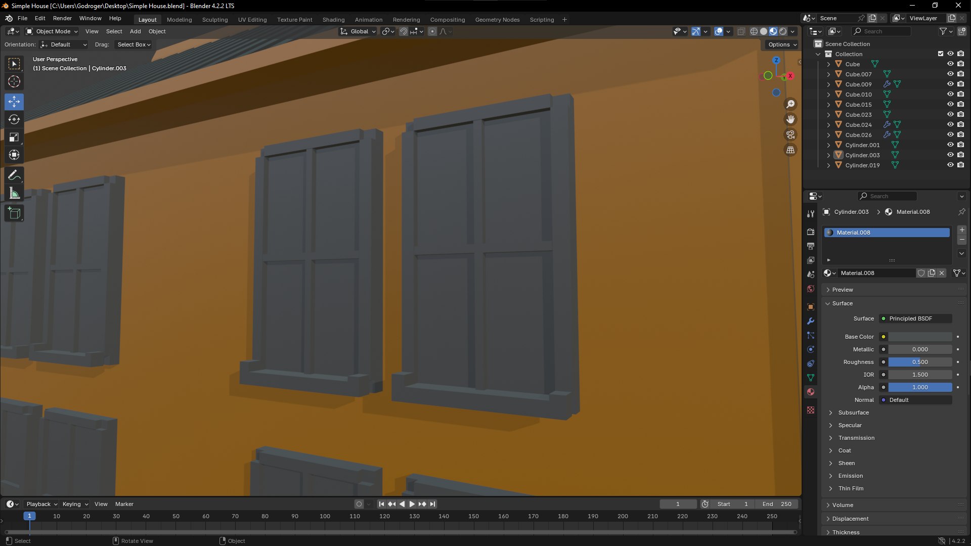 Simple House 3D Model - TurboSquid 2361951