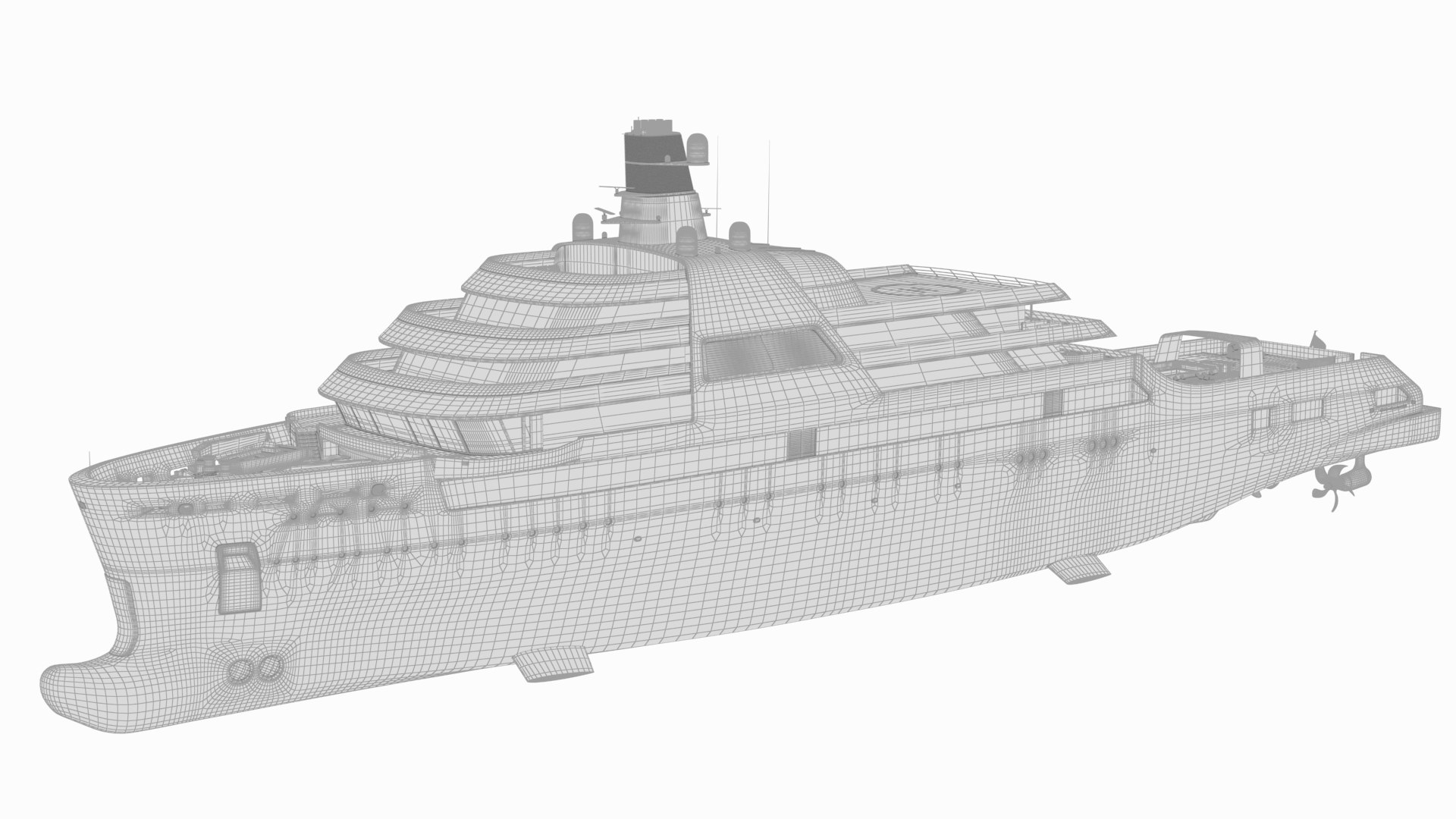3D Model Solaris Superyacht - TurboSquid 2383976