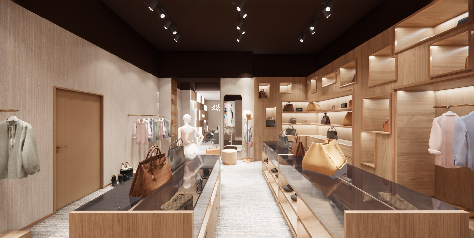 Clothing Store interior-A2 3D model - TurboSquid 2008046
