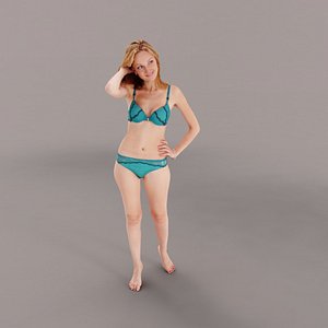 free human scans people 3d model