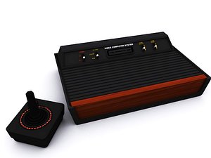 Consola de jogos Atari 2600 Modelo 3D - TurboSquid 1974234