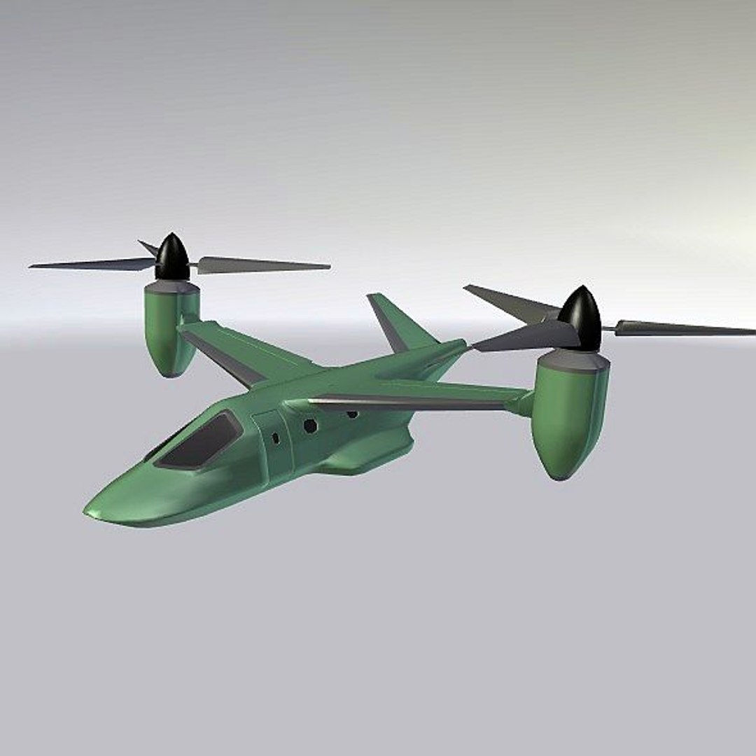 Aircraft Concept Vtol 3D Model - TurboSquid 1290240