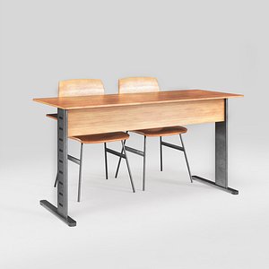 School Classroom 3D model