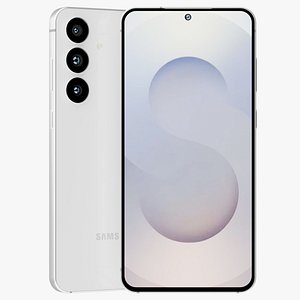 Samsung Galaxy S25 FE white 3D model