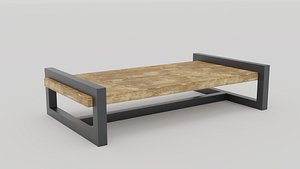 Coffee Table Rustica Series 3D