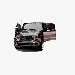 3D FORD F-450 PLATINUM SUPER DUTY 2021 model