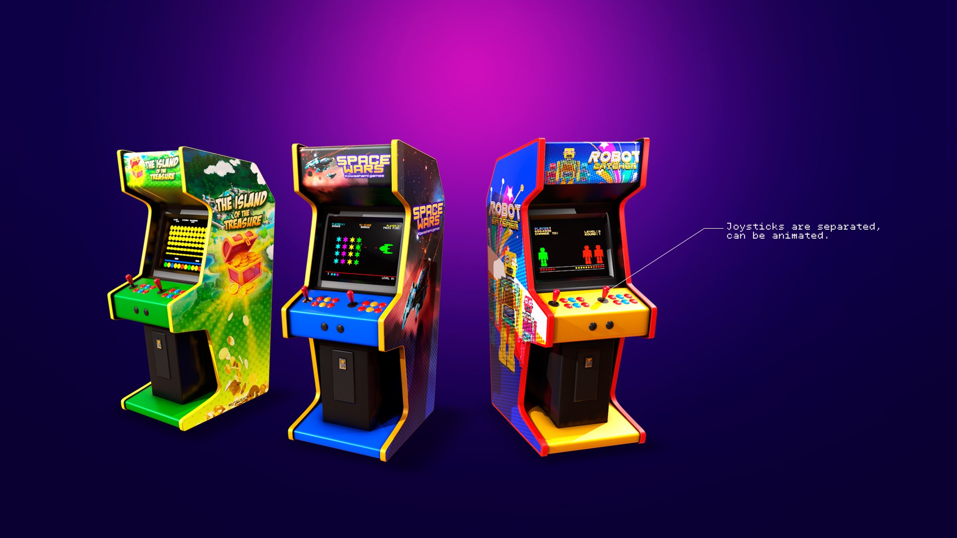 ARCADE Machines X3 model - TurboSquid 1978443