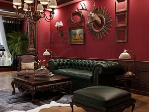 Living Room Set 3D Models for Download | TurboSquid