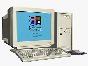 Vintage PC Old Personal Computer