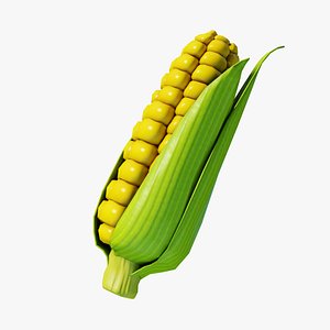3D model Cartoon Corn