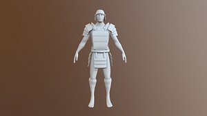 character ready texturing 3D model