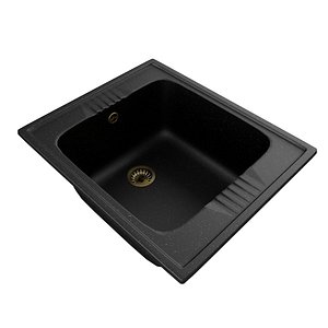 3D kitchen sink polygran