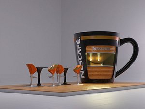 exhibition stand 3D model