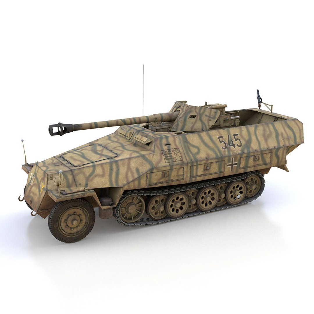 3D sd kfz 251 ausf - TurboSquid 1381034