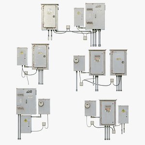 Electrical Box Collection GameReady LODs