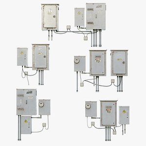 Electrical Box Collection GameReady LODs
