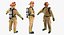 Firefighter 3D Model
