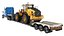Freightliner Hauling a Loader model