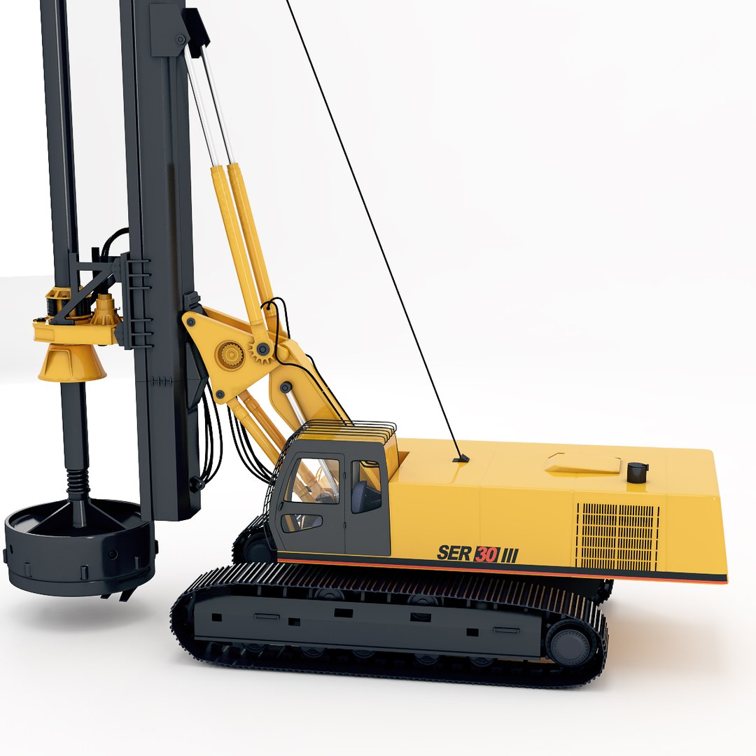 Rotary Drilling Rig Ser 3ds