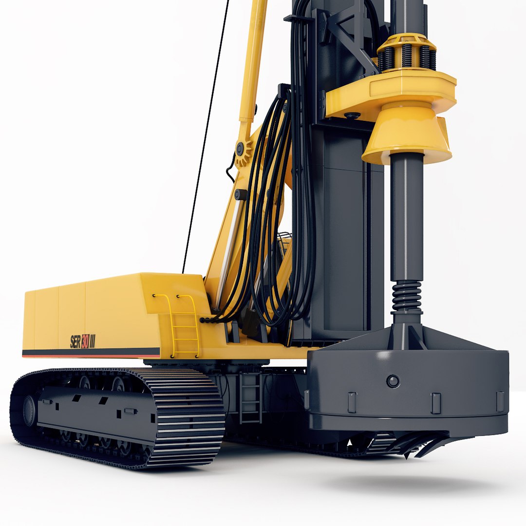 Rotary Drilling Rig Ser 3ds