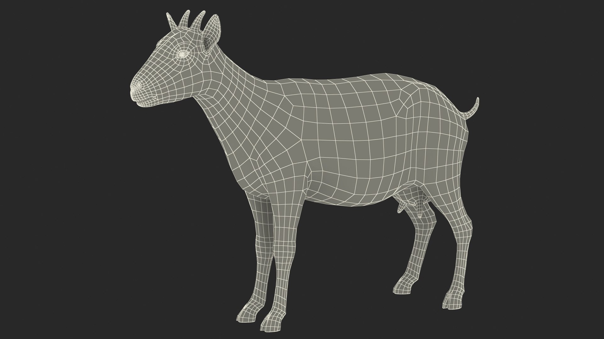 Dairy Goat Brown Rigged 3D - TurboSquid 1992126