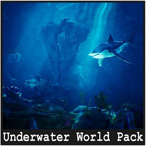 3D model Underwater World  70 Assets