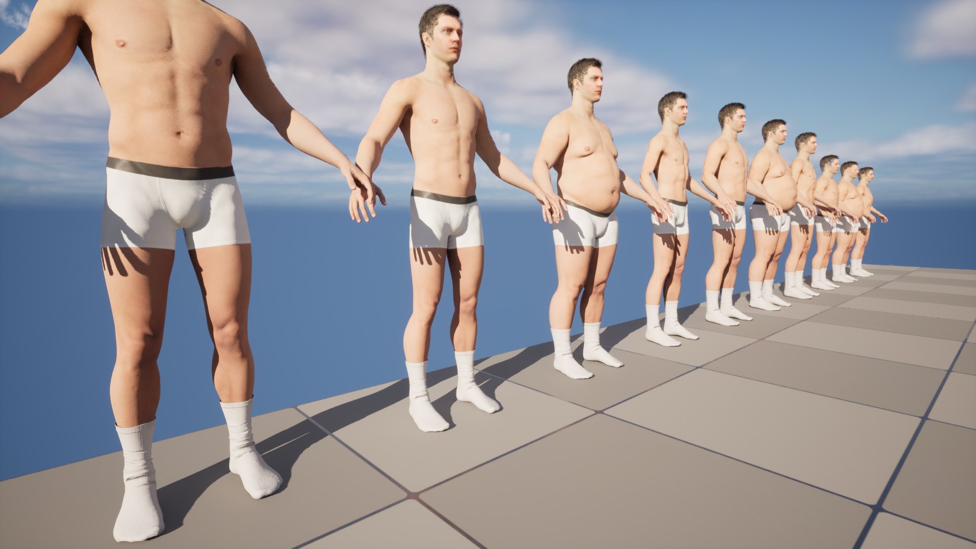 Socks 207 - All MH Bodies UE5 Skeletons - Rigged 3D Model - TurboSquid ...