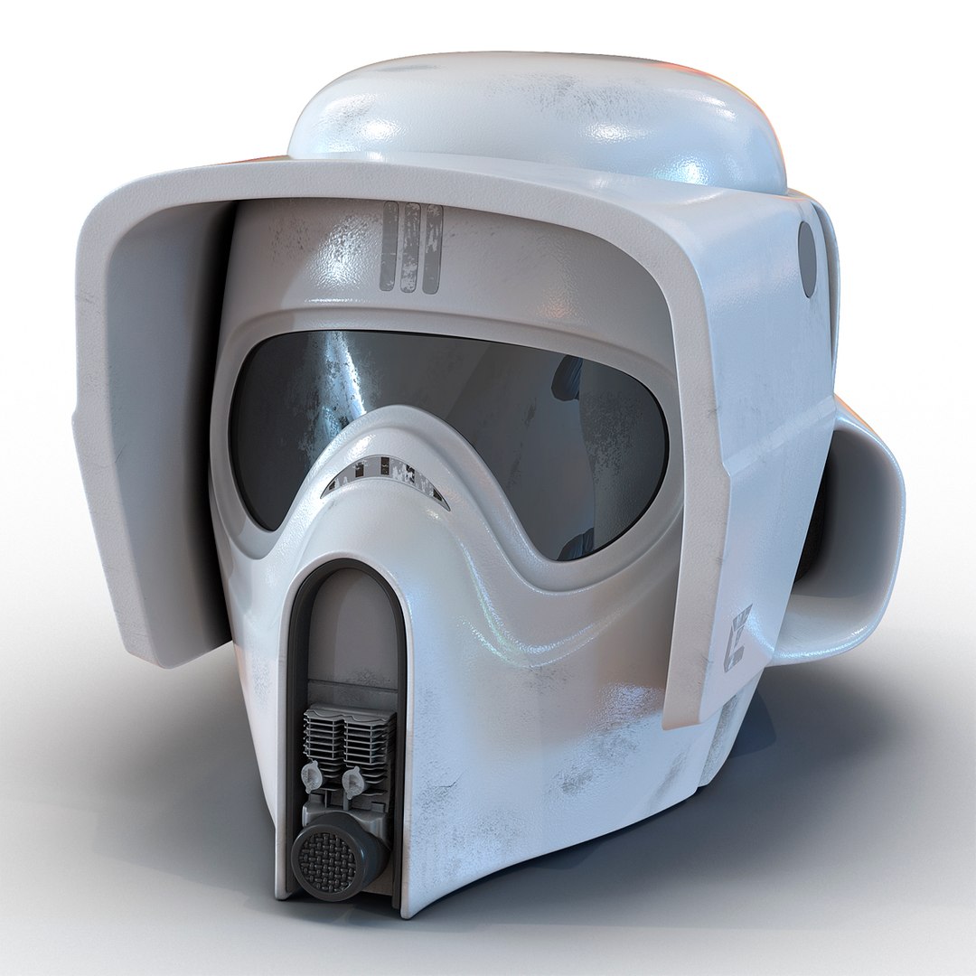 Scout Trooper Helmet Modeled 3d Model 6212