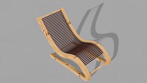 3D model Lounge Chair